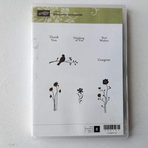 Stampin Up Silhouette Sentiments